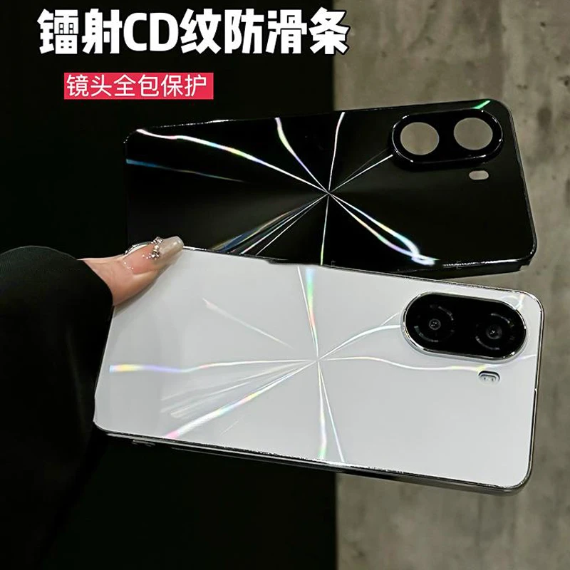 适用于红米turbo4CD纹电镀防滑条全包软边框手机壳防摔镜头膜