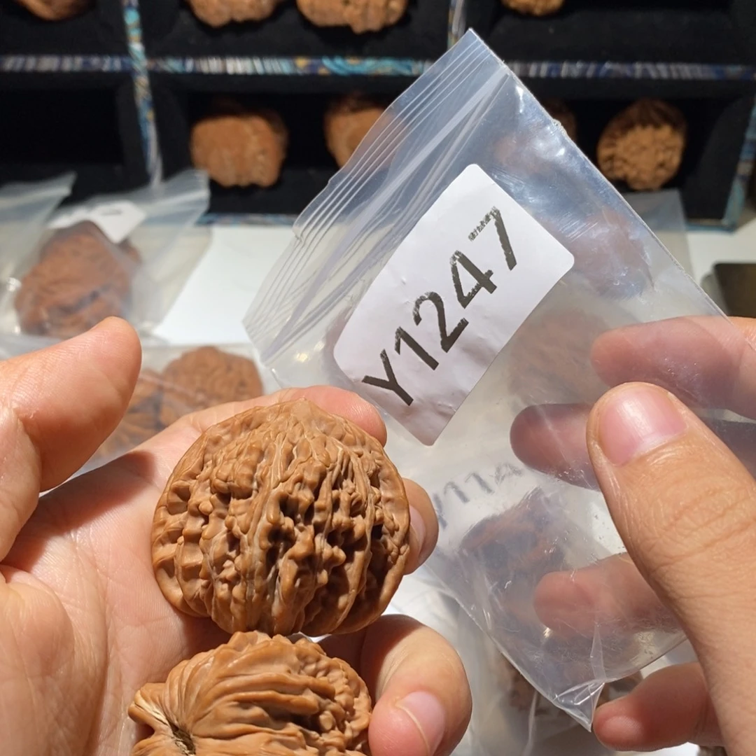 吊坠文玩核桃44全品原装四座楼