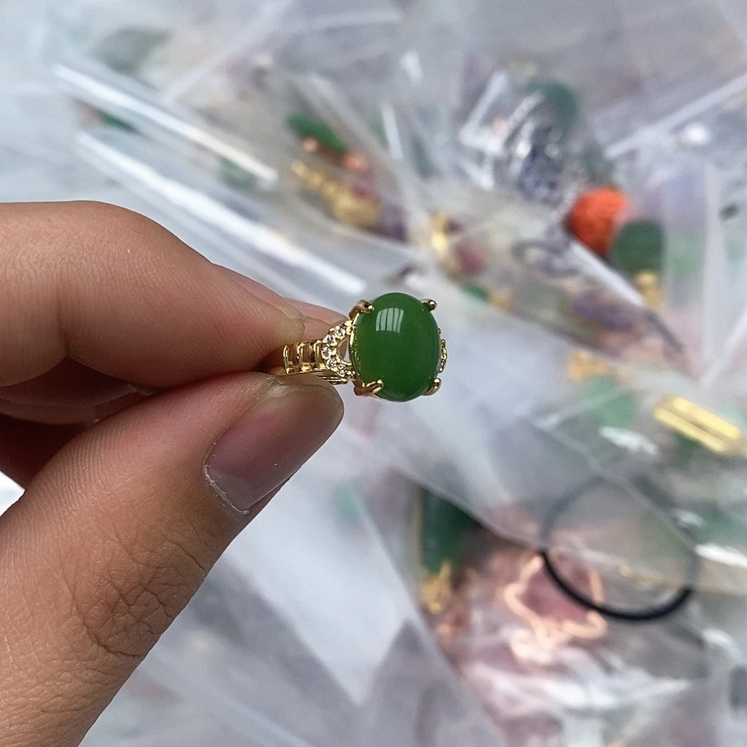 和田玉（糖玉）未镶嵌戒指