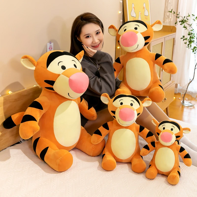 新款跳跳虎老虎公仔动物毛绒玩具大号抱枕玩偶娃娃礼品