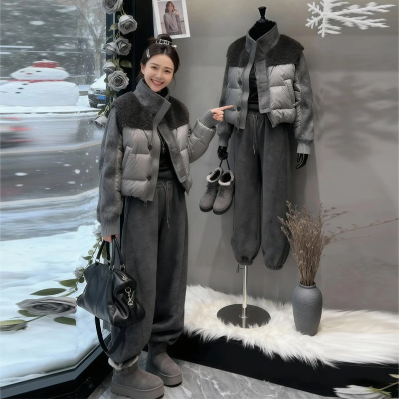 2025秋季新款显瘦气质网红高档时尚套装女高级百搭宽松两件套