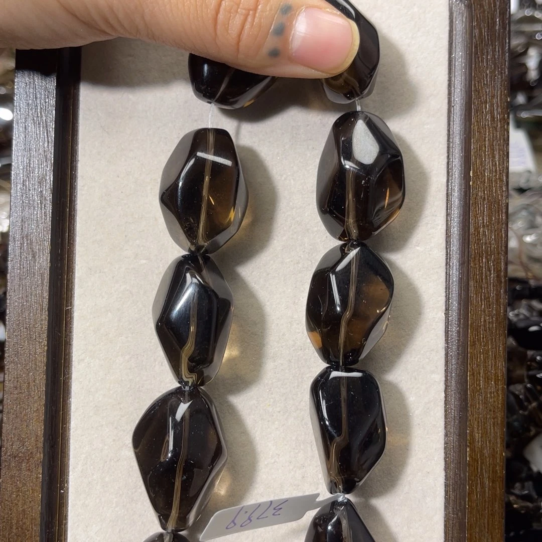 玛瑙/玉髓散珠茶晶随行