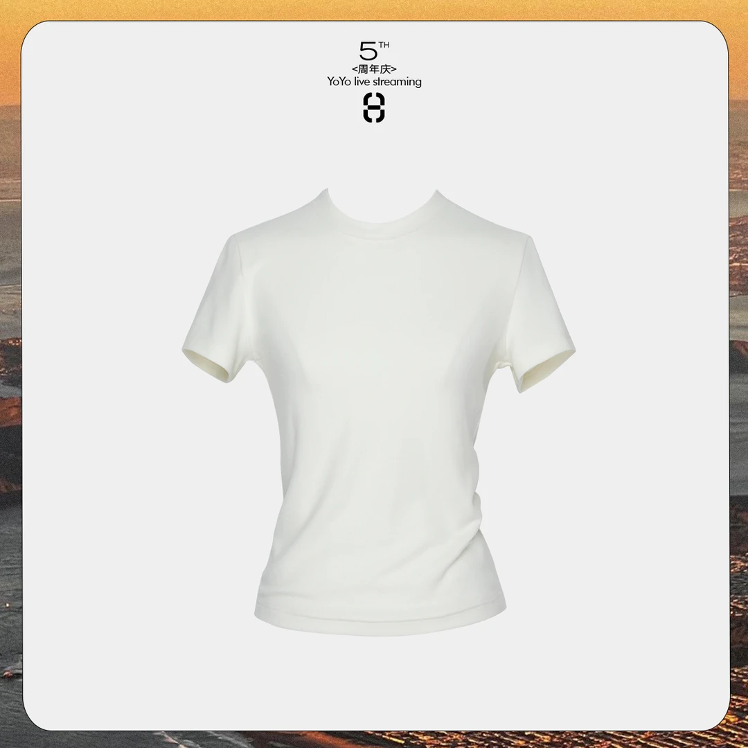 9月23日10:00新品 FORNI 绒绒tee 绒感兰精天丝羊毛修身收腰T恤