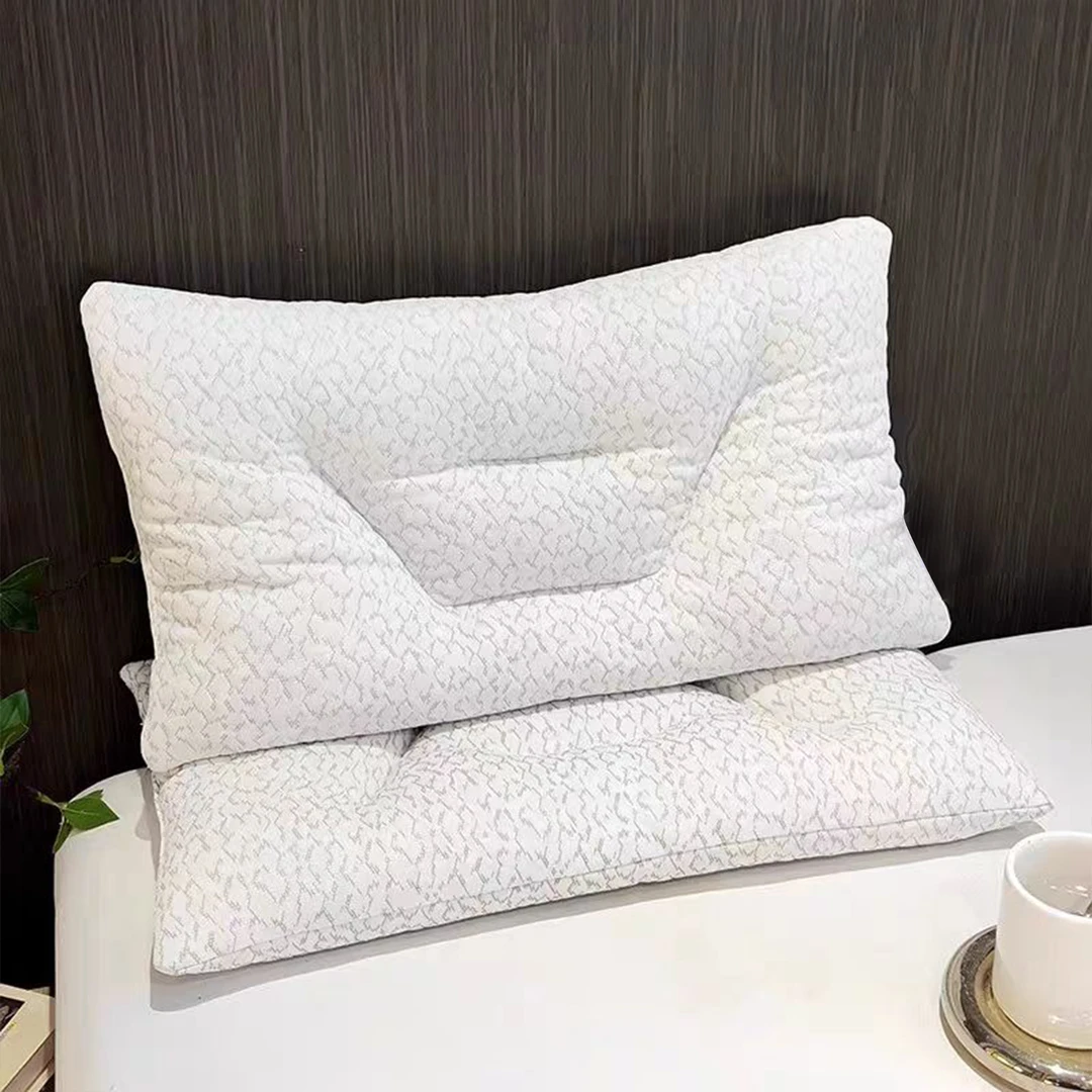 时尚简约柔软舒适透气家居乳胶颗粒枕头枕芯儿童成人单人枕头S75