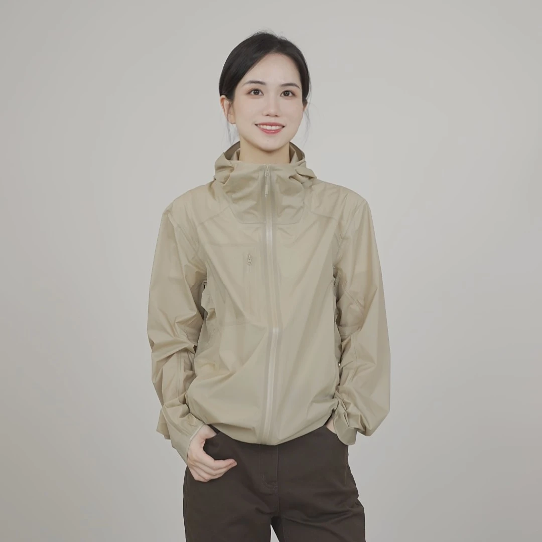 小禾【伴旅】轻薄防泼水休闲透气可收纳便捷清凉软壳冲锋衣