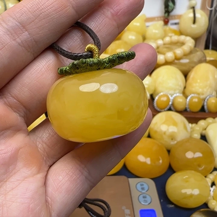 蜜蜡未镶嵌颈饰天然蜜蜡