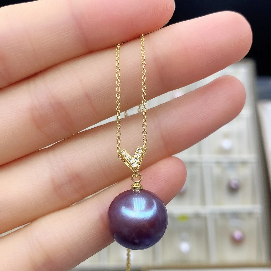 淡水珍珠颈饰合金