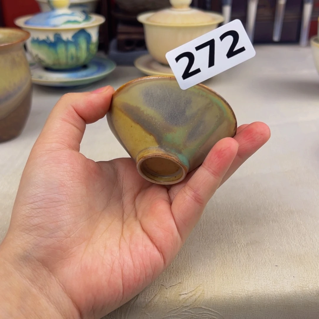 杯子纯手工柴烧主人杯