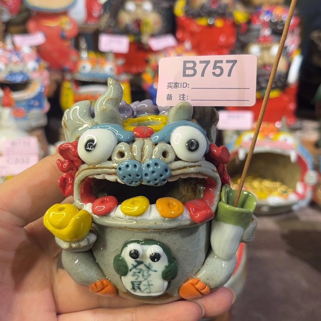 泥塑纯手工茶宠摆件