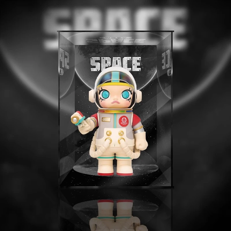 泡泡玛特MOLLY100%手办一代周年盲盒整端MEGA珍藏摆件车载