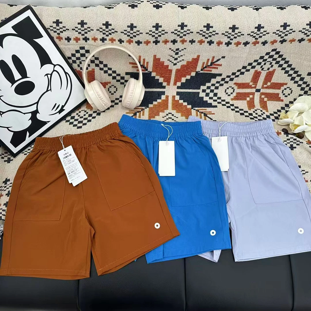 #R短裤夏季透气童装男松紧带男款女童速干短裤