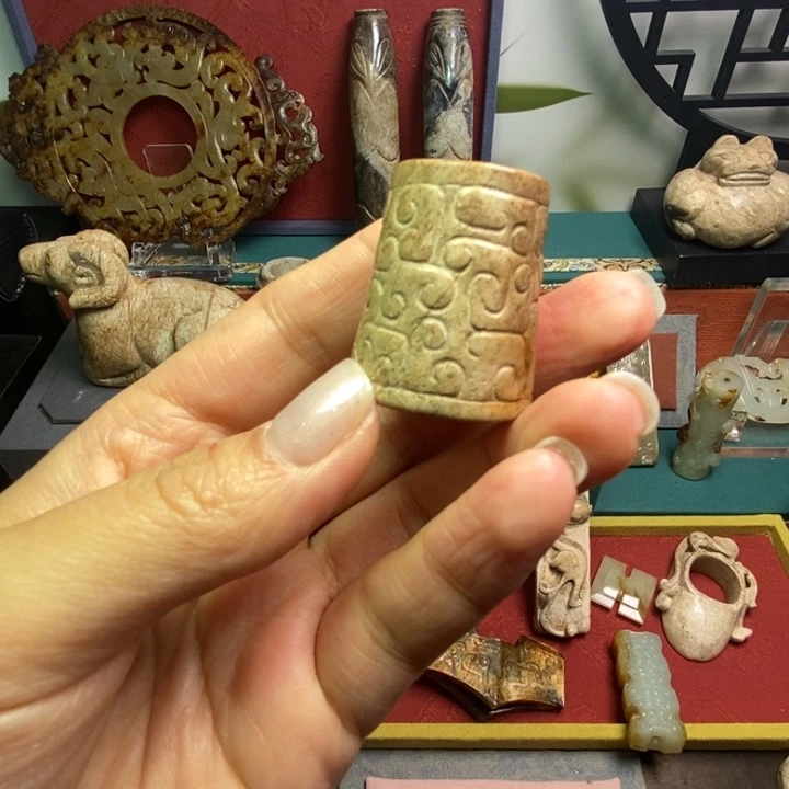 和田玉（糖玉）颈饰未镶嵌曾*发