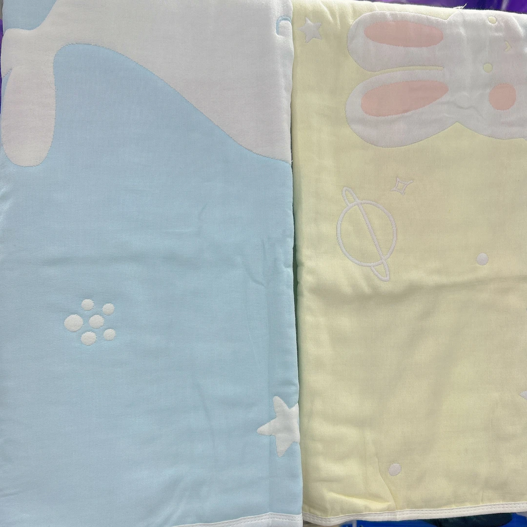 建斌多层棉花糖110*110cm童被浴巾