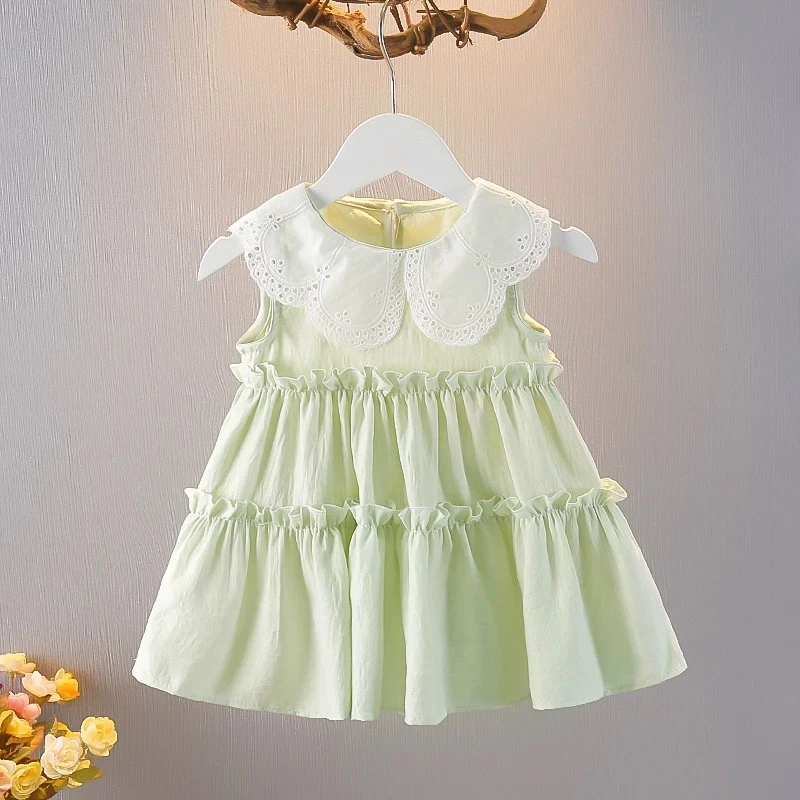 女童夏装连衣裙婴儿公主裙夏季薄款洋气小女孩宝宝背心裙子