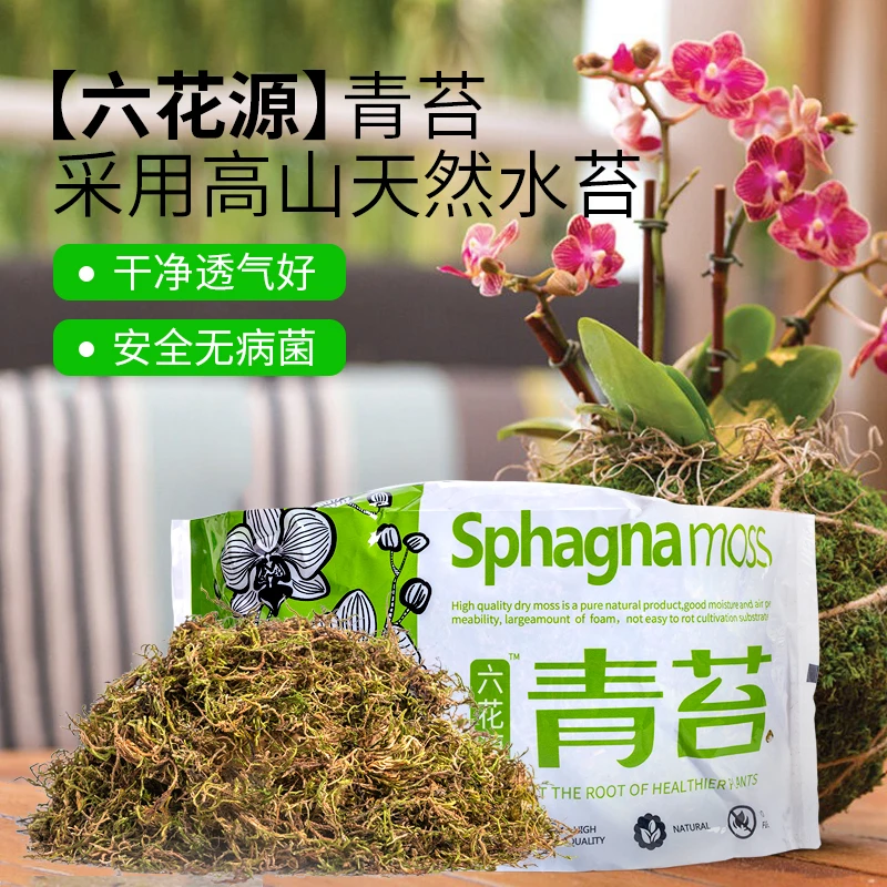 干苔藓水苔兰花蝴蝶兰石斛种植专用营养土爬宠乌龟垫材