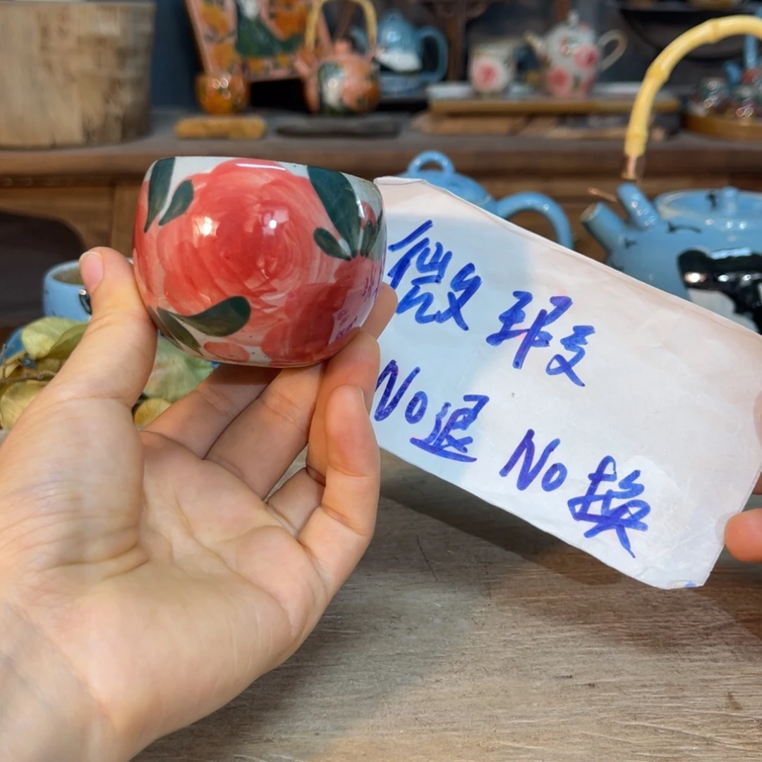 *****壶素浅陶瓷手工手绘