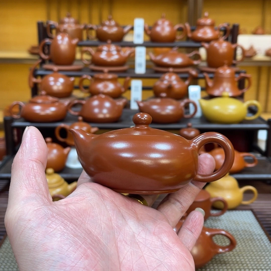 紫砂茶壶红凤雏 120-140cc