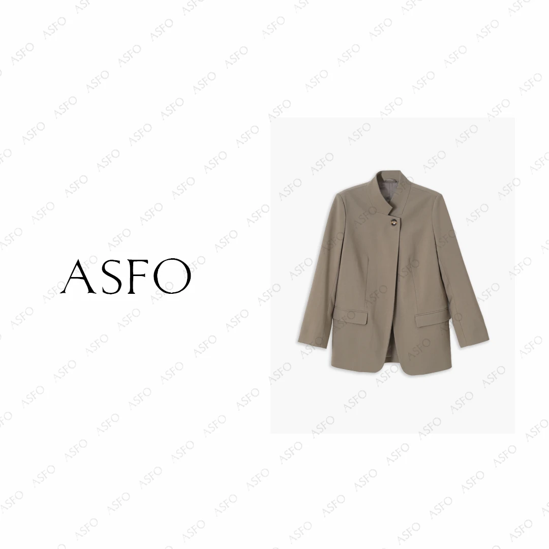 【AS佳作】25新摩登极简宽松廓形西装AS25QXF02304