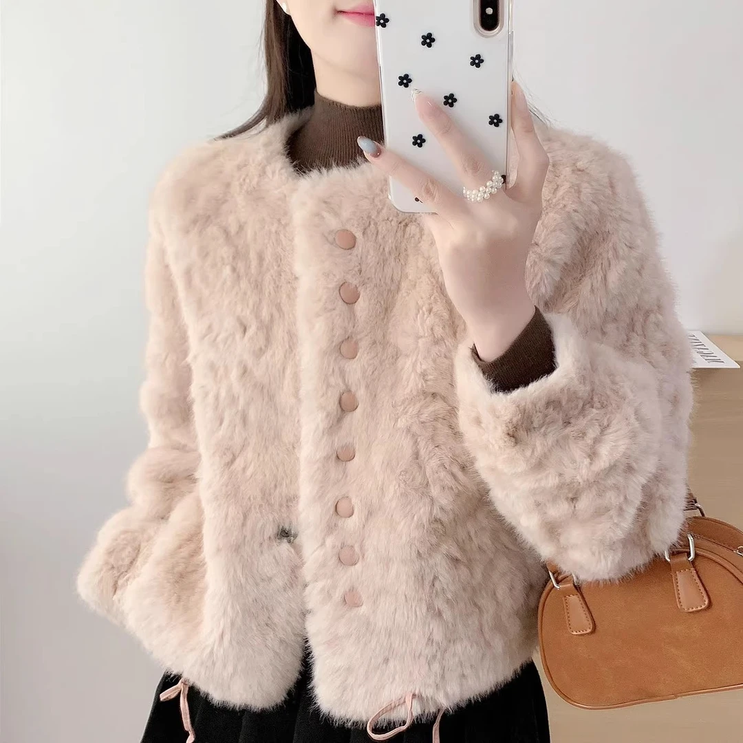 拉夏贝尔2025新款ins风短外套女秋冬高级感小个子爆款洋气上衣潮