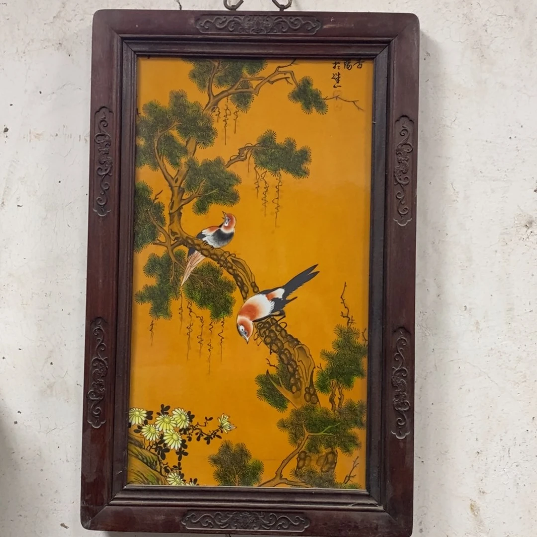 瓷片60*40 景德镇瓷板画柴窑烧制