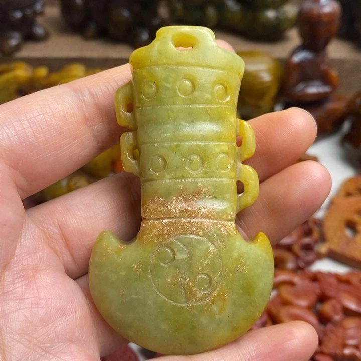 蛇纹石玉未镶嵌颈饰63
