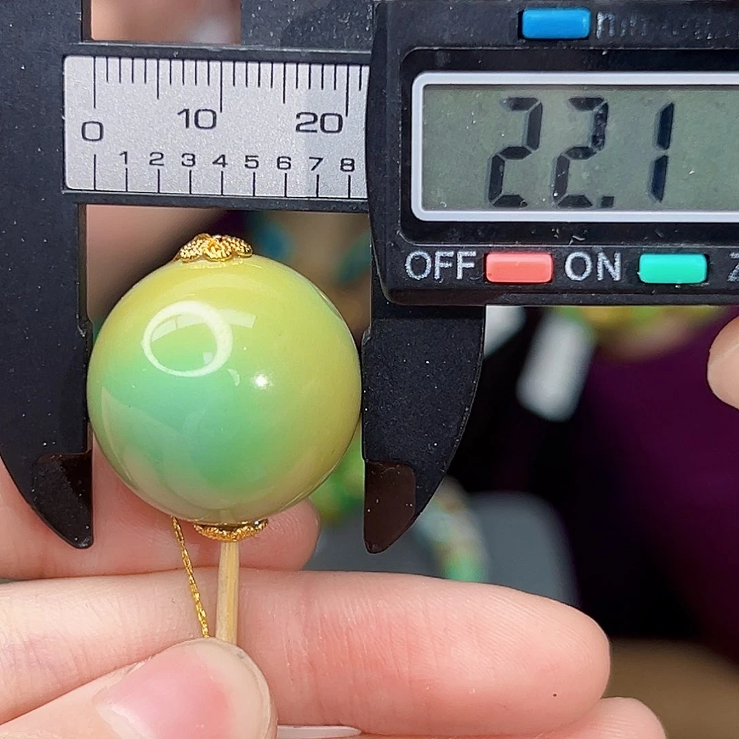 绿松石珠宝奇石18K金镶嵌