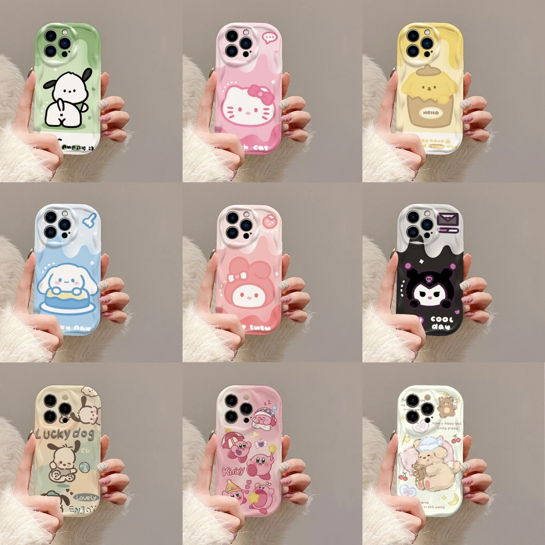 【拍一开三全包软壳】适用iphone15/16pro手机壳ins卡通可爱防摔壳