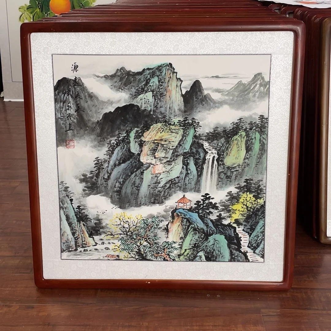 国画带框尺寸63*63厘米