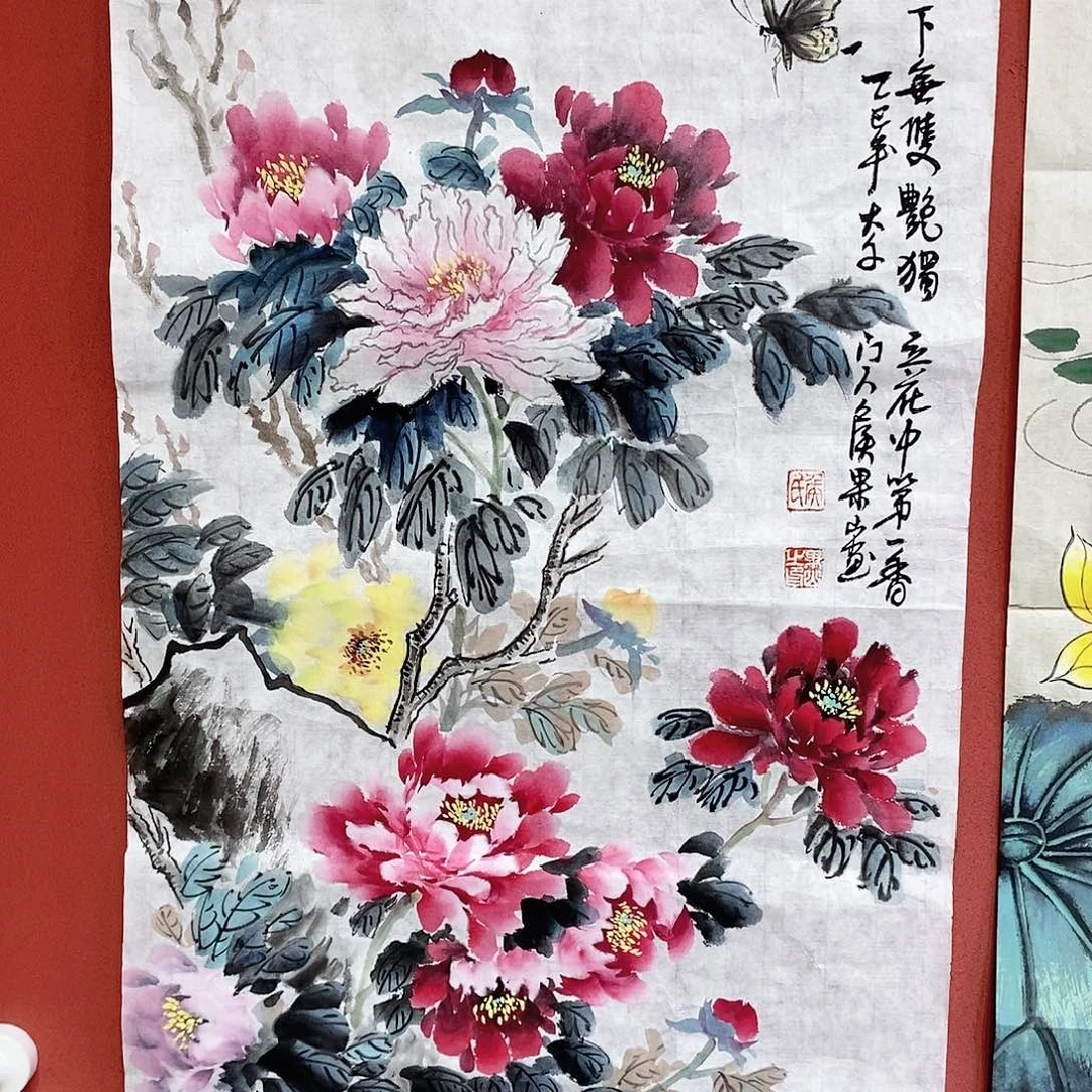 国画大风堂嫡传-侯果山老师作品路