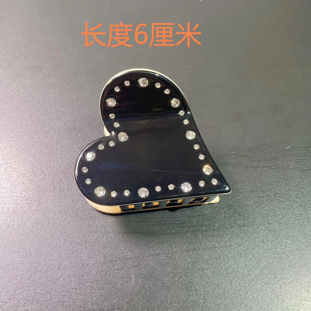 【BAOYIN 宝茵】100%醋酸高奢爱心抓夹