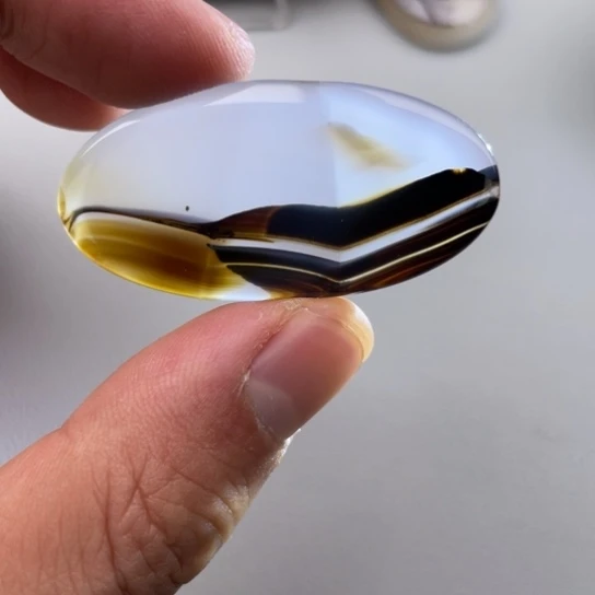 玛瑙/玉髓颈饰未镶嵌老*