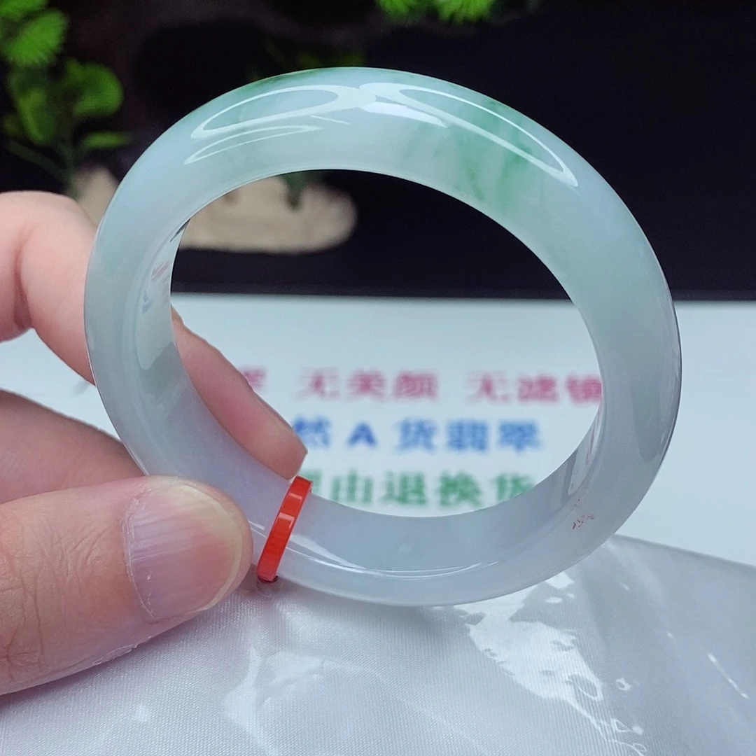 未镶嵌手镯翡翠55圈