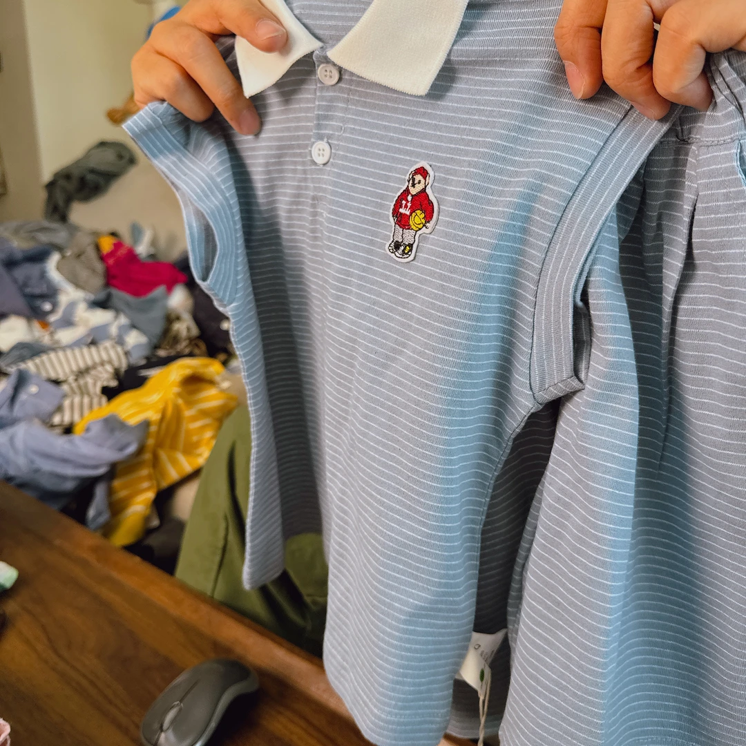 【JMJQ 25389】夏季新款韩版开学季翻领无袖短裤条纹户外休闲套装