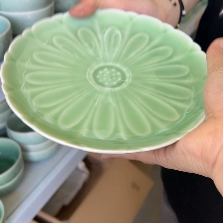 龙泉云间青瓷小米茶器