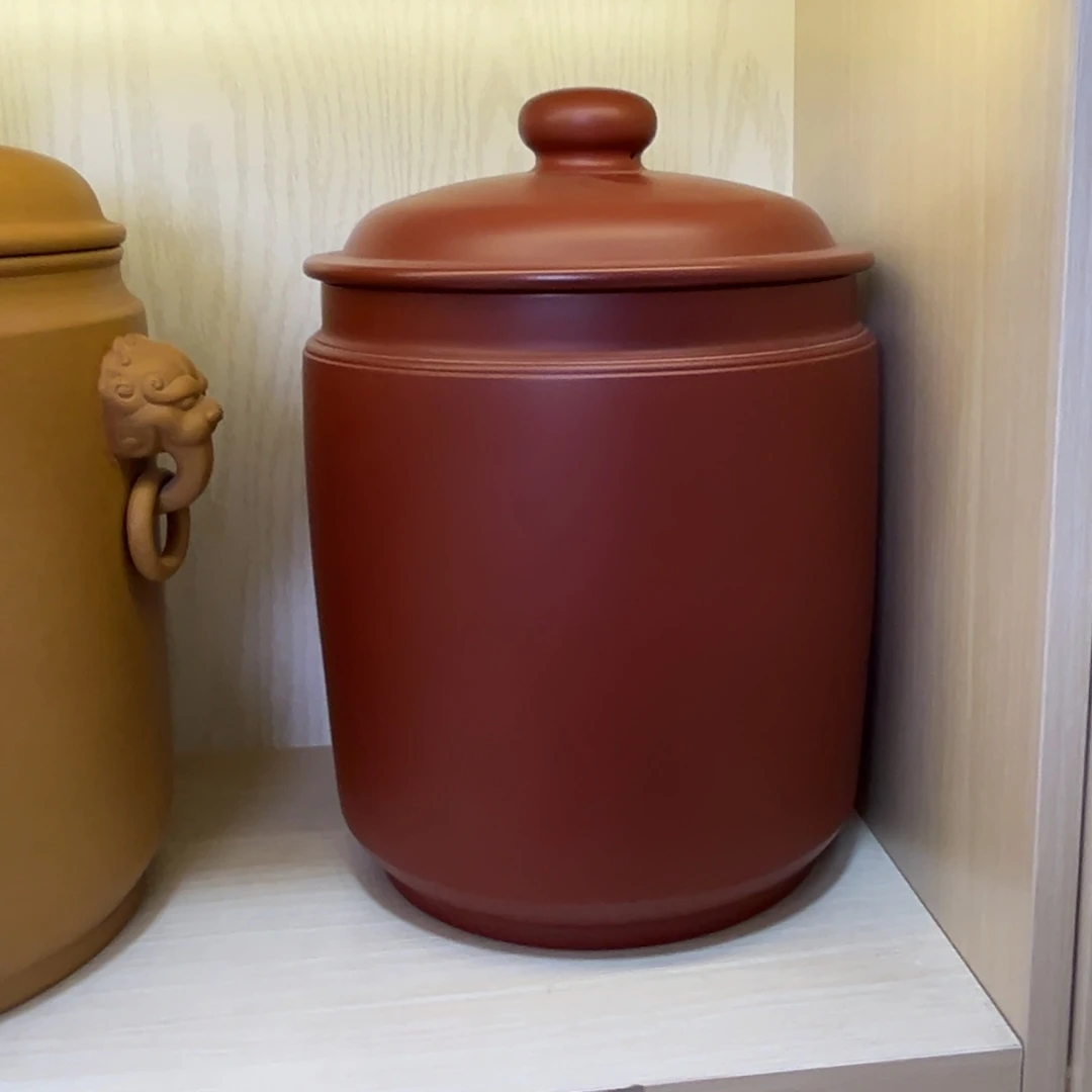 紫砂茶叶罐我**茶茶叶罐