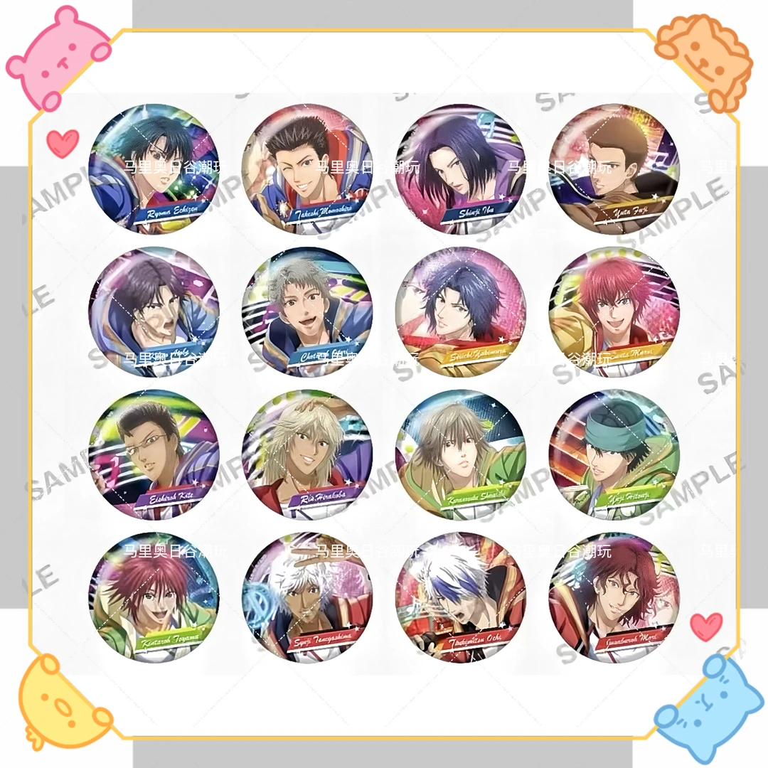 正版日谷 JF2025网球王子音游rb6吧唧盲盒(混池)