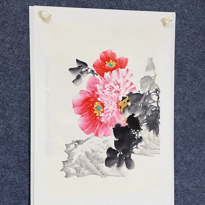 国画国画花鸟画作品