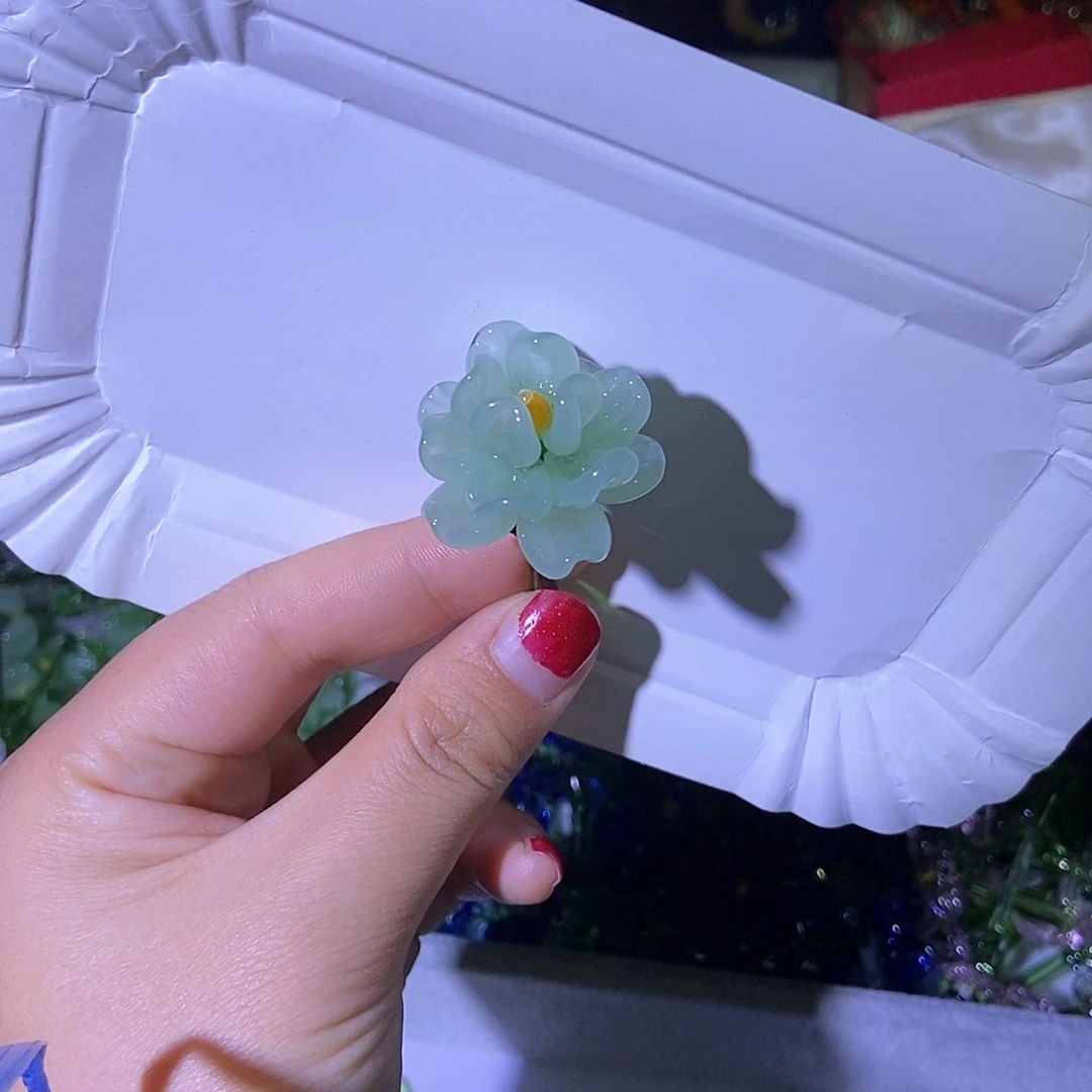 琉璃手工艺品绿色