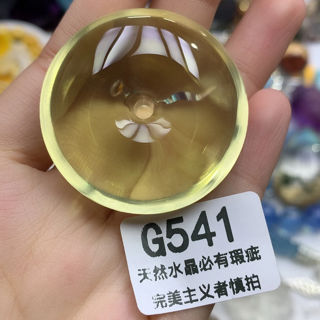 水晶未镶嵌珠宝半成品吊坠