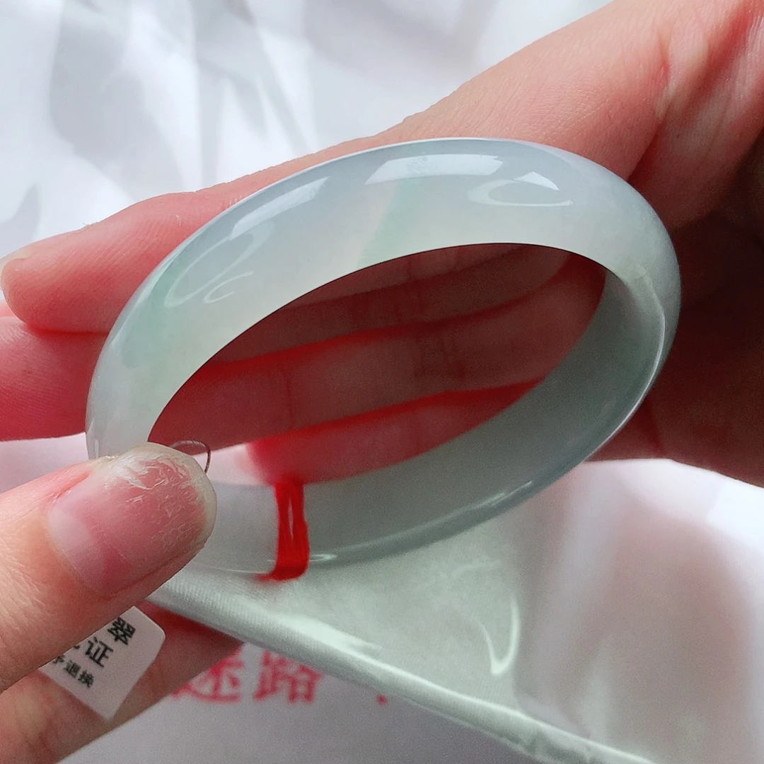 翡翠手镯未镶嵌54贵妃