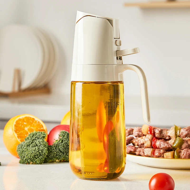 KANDA/神田喷倒一体油壶自动重力开合厨房家用调料瓶