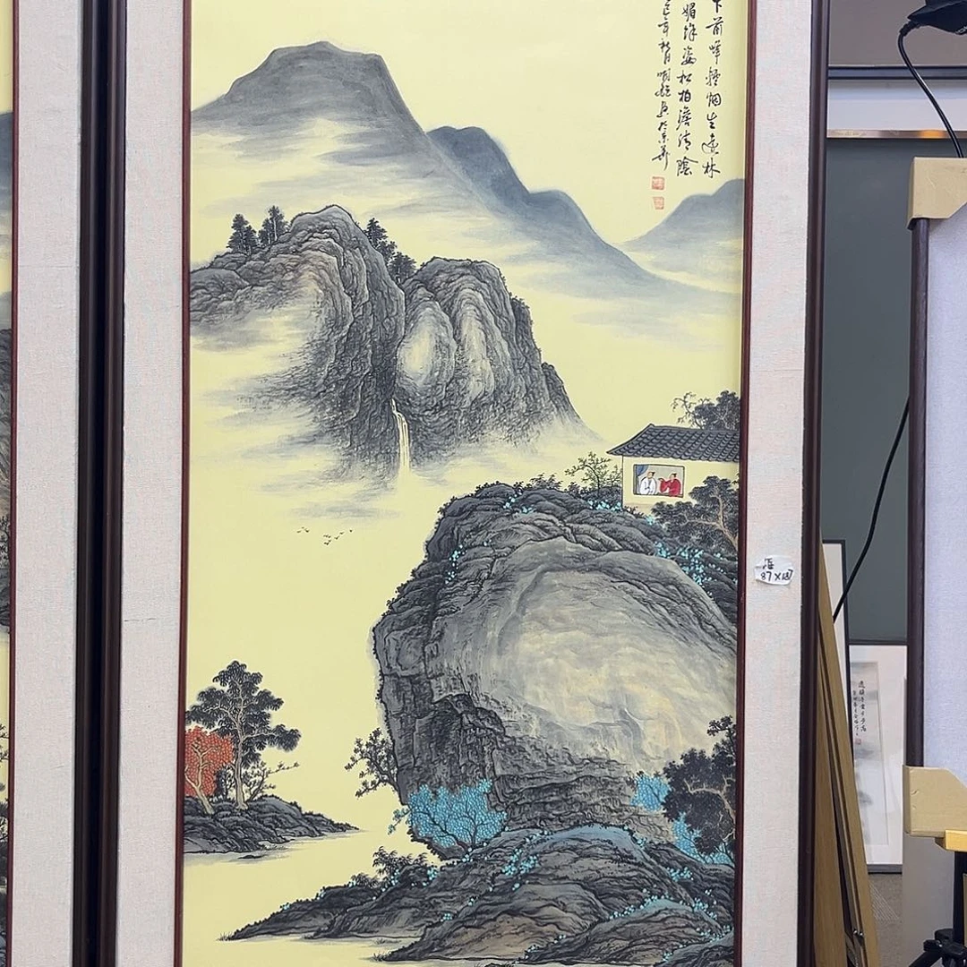 国画手绘国画，精品山水，不带框