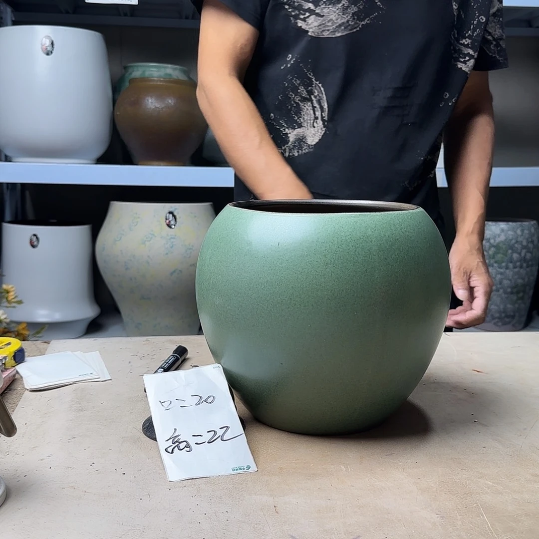 紫砂花盆尺寸20@22@25
