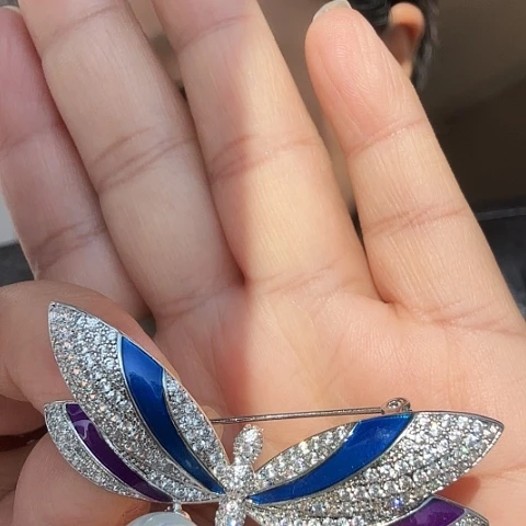 拼合珍珠（马贝珠）胸针合金涵**奶