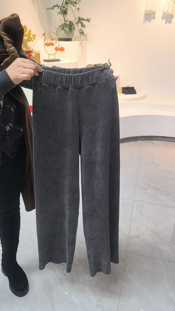 韩货女装，灯芯绒裤子，牛牛韩国进口服饰