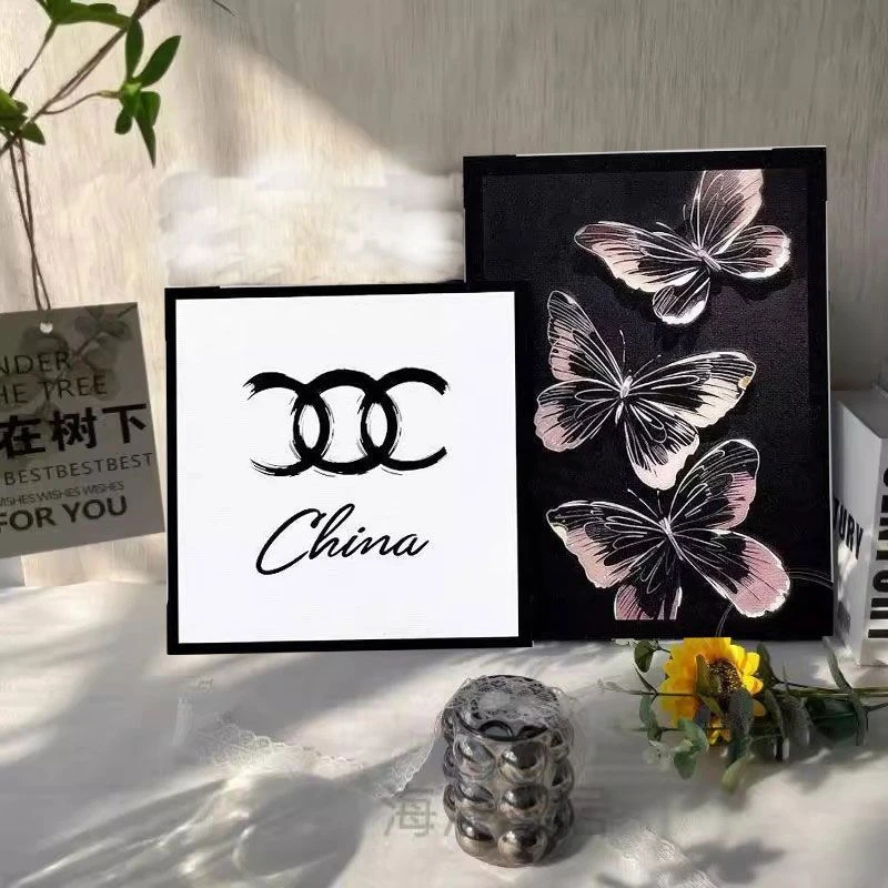 ins北欧蝴蝶高级香风简约磨砂装饰画桌面摆画挂画客厅沙发玄关