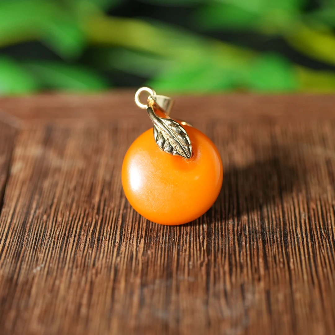 十九世纪蜜蜡挂件AML2504151004