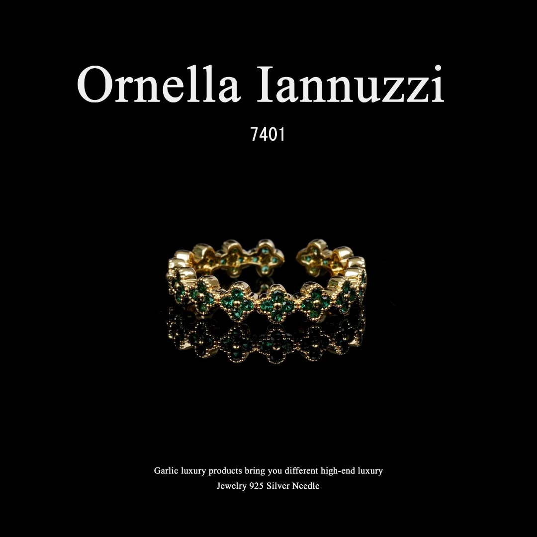 镀K金  Ornella Iannuzzi戒指~7401