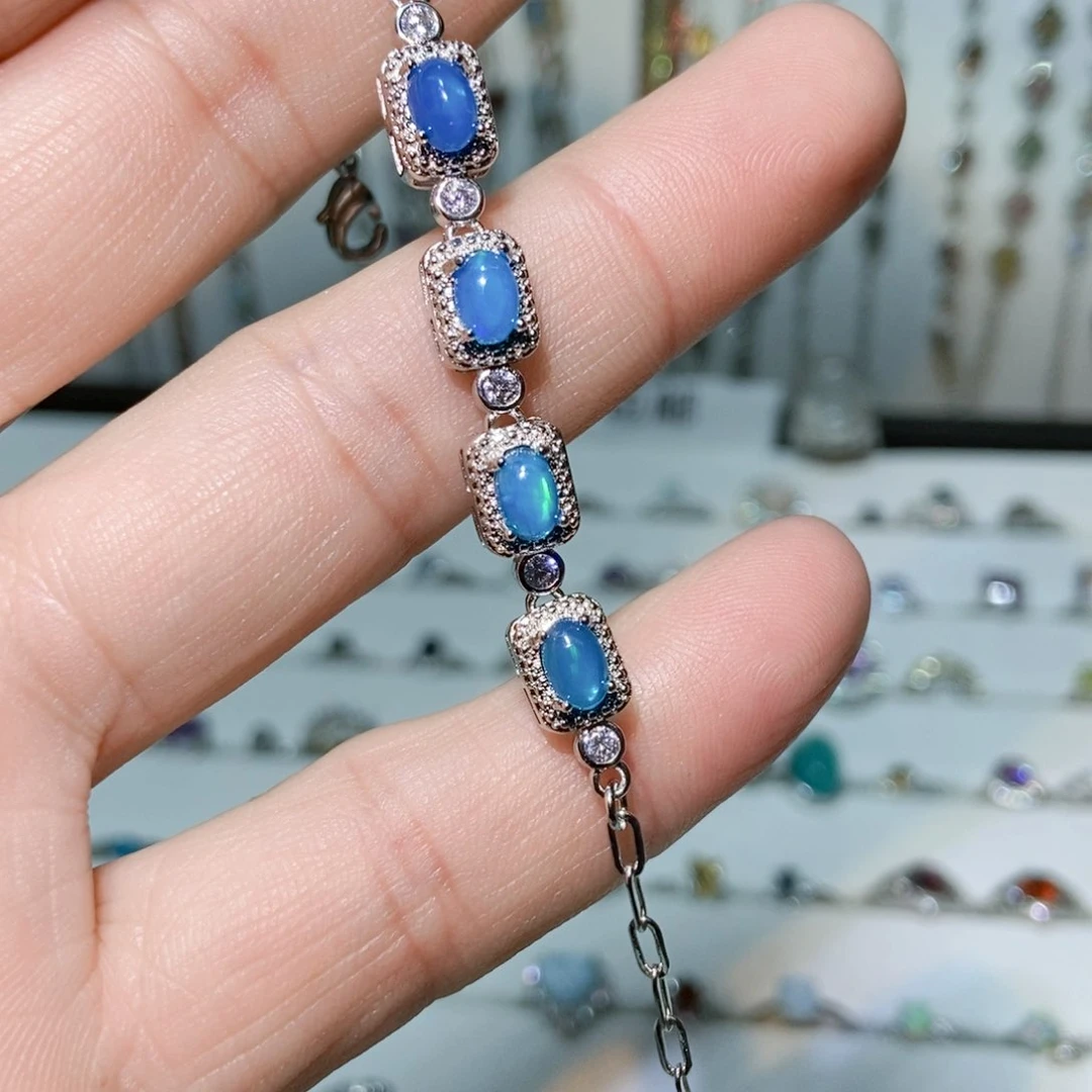 绿水晶戒指银S925镶嵌