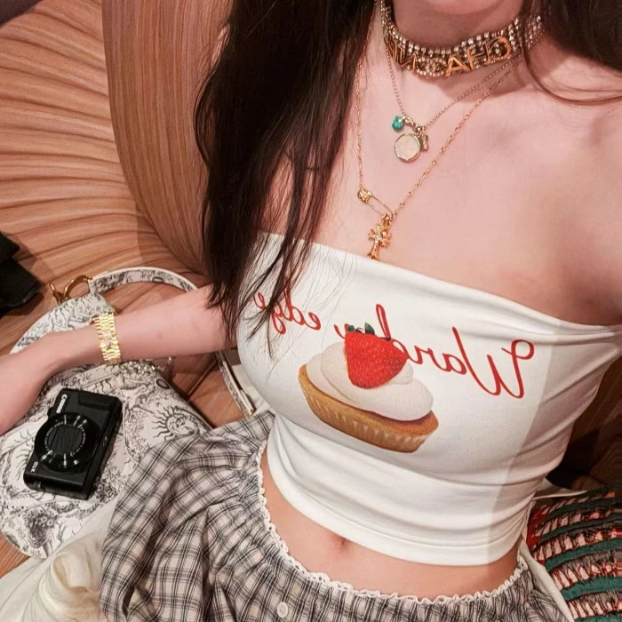 抹胸白色可抹胸度假女修身显瘦短款女背心吊带内搭吊带背心带胸垫